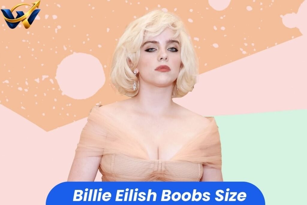 Billie Eilish portrait and reported body measurements